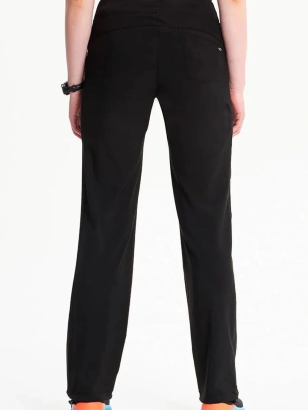 Infinity Scrub Pants Women’s M Black Stretch Drawstring Medical Uniform - Picture 2 of 11